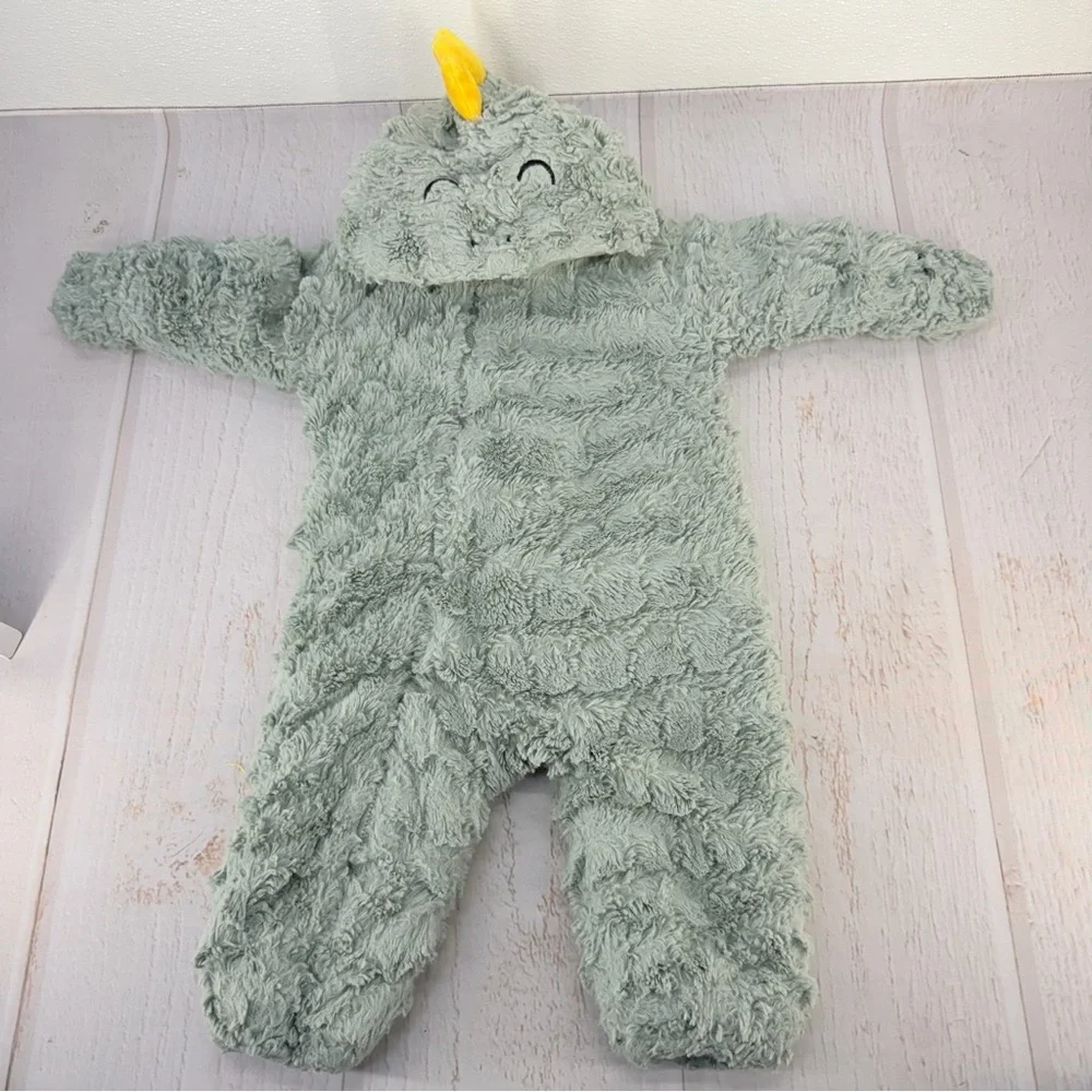KoalaBaby Baby Dino Fleece Hooded Bunting One-Piece 9-12M‎
